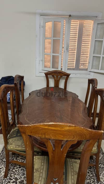 Chairs - table - cabinet