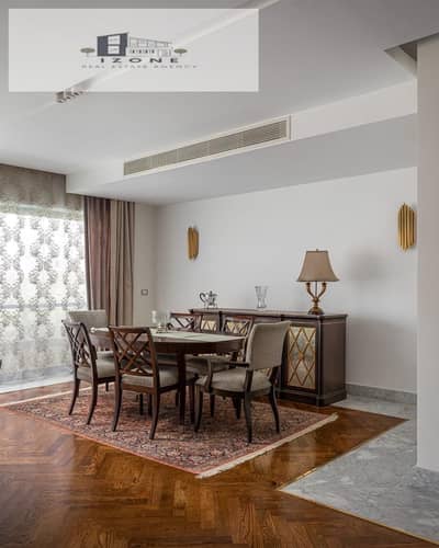 أفضل سعر شقة مفروشة بالكامل للإيجار في ليك فيو ريزيدنس Lake View Residence القاهرة الجديدة New Cairo 220 متر 2 غرفة نوم 3 حمامات