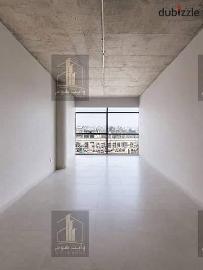 Fully finished and air-conditioned office for rent, 110 square meters directly on the southern ninety in the Fifth Settlement.