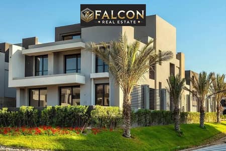A stunning villa, ready for viewing and immediate occupancy. Twin house, 202 square meters, ready for immediate delivery. This 3-story villa boasts a