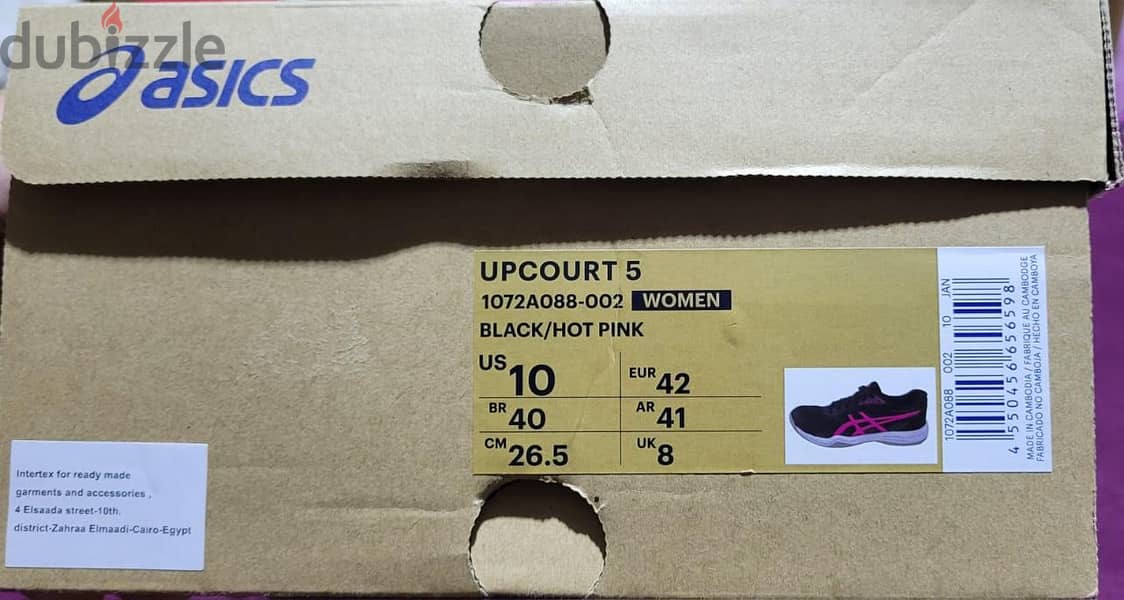 ASICS woman's shoes with box 5