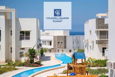 3-bedroom chalet, ready for immediate occupancy, fully finished +AC`s, directly on the lagoon in Yod Ras El Hekma, North Coast,6.7 total price