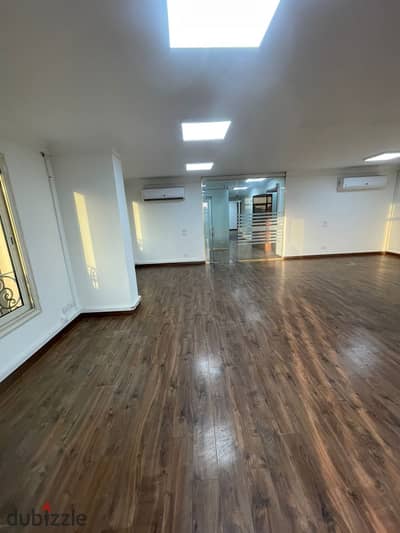 Office for rent on Makram Ebeid Street with air conditioning, licensed administrative, distinctive 300m