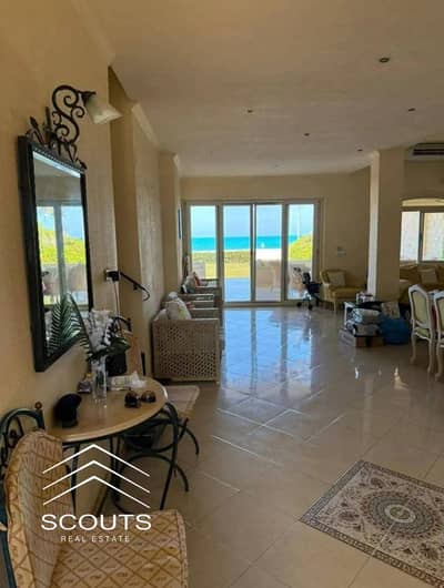 35% discount ! chalet for sale first row lagoon sea view fully finished + AC'S ideal for investment excellent location ras hekma near Marassi Alamein