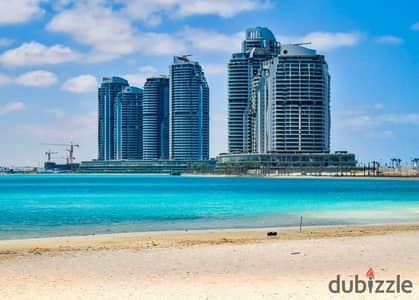 Apartment for Sale Ready To Move with full sea view finished, with a 10% down payment and 10 years in installments in El Alamein Towers