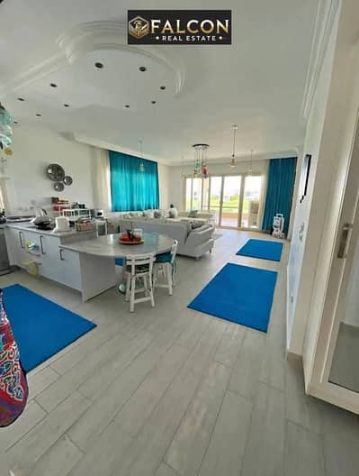 Chalet for sale, 85 meters (hotel finishing), first row in Ain Sokhna