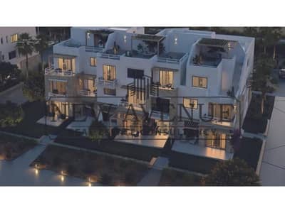 Luxury 2BR Ground Apartment in Encore, Swan Lake El Gouna. Features a private garden, fully finished, overlooking lagoons, developed by Hassan Allam