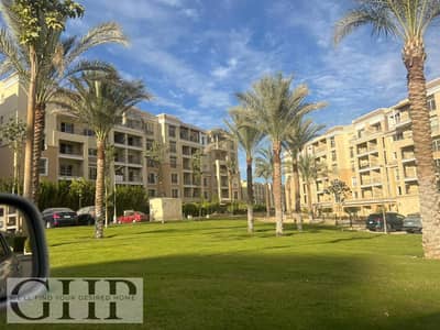 Ready & Prime location on open view & landscape Apartment with Garden for sale in Sarai Mostakbal City