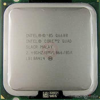 بروسيسور core 2 quad و مروحة تبريد