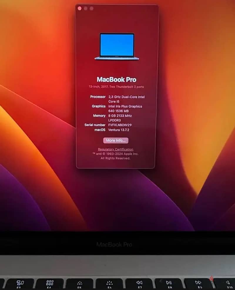Macbook pro 13inch 1