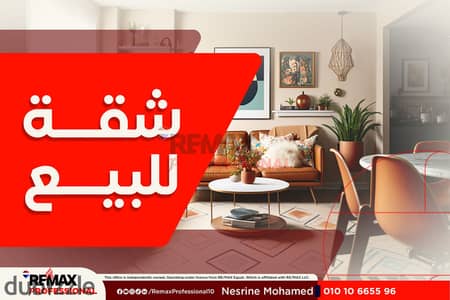 فيو مفتوح شقة للبيع 105 م سابا باشا