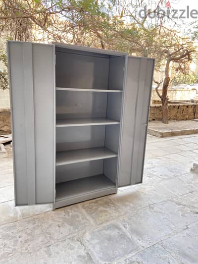 دولاب صاج محمل ٢ ضلفة ارفف