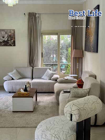 Fully Furnished Garden Apartment for Rent in Axia Compound, New Cairo | 213 sqm + 320 sqm Garden | 3 Bedrooms