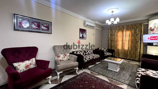 Sidi Bishr Beach Furnished Apartment 2 Bedrooms Air-conditioned and Reception Floor 2 Stairs