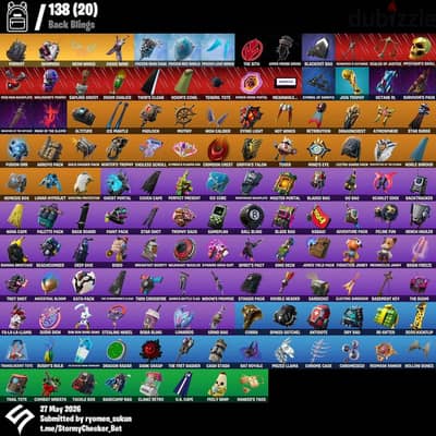 Fortnite account and 185 original game on epic games full access