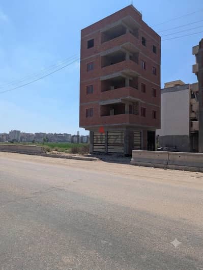 عمارة ٤ ادوار بناء ٢٠٢٦ رخصة + محل ناصية ٣٥ م على شارع رئيسي في دمنهور