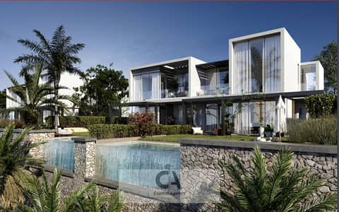 Two-bedroom chalet for sale fully finished with only a 5% down payment in Baymount Ain Sokhna | Direct sea view | 35% cash discount * Baymount *