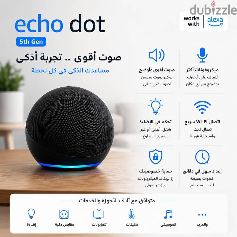 Alexa Echo Dot( 5th Gen) 1