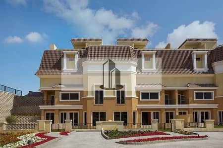 Villa for sale at the best cash price in Sarai, Phase S2, in a prime location on the Suez Road in Mostakbal City.