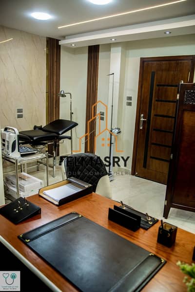 Furnished clinic for rent on Syria Street in Mohandiseen