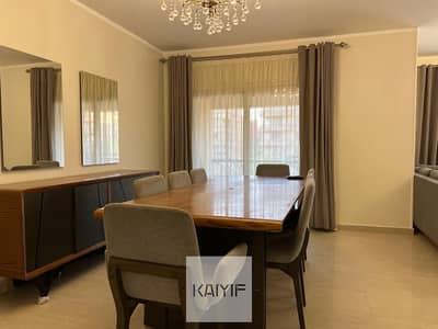 شقة للبيع بمدينة الرحاب القاهرة الجديدة Al Rehab City New Cairo مفروشة بالكامل بتشطيبات خاصة واتجاه بحري وخطوات من مول 2 وجيت واي مول في موقع مميز