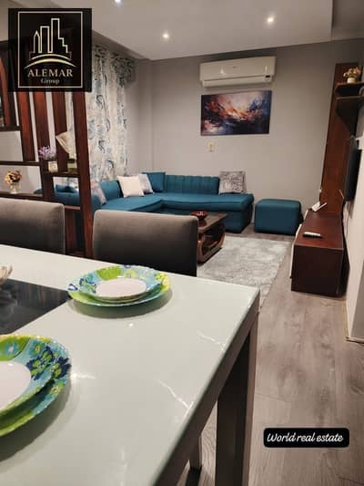 A very special furnished studio apartment for rent in Madinaty B6  Modern furnishings and fully air-conditioned  Upgraded appliances  Steps away from
