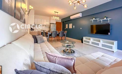 شاليه أرضي بحديقة تشطيب كامل ومفروش بالكامل ٩٥م للإيجار في كمبوند مراسي Marassi (Marina 2) الساحل الشمالي بإطلالة مفتوحة