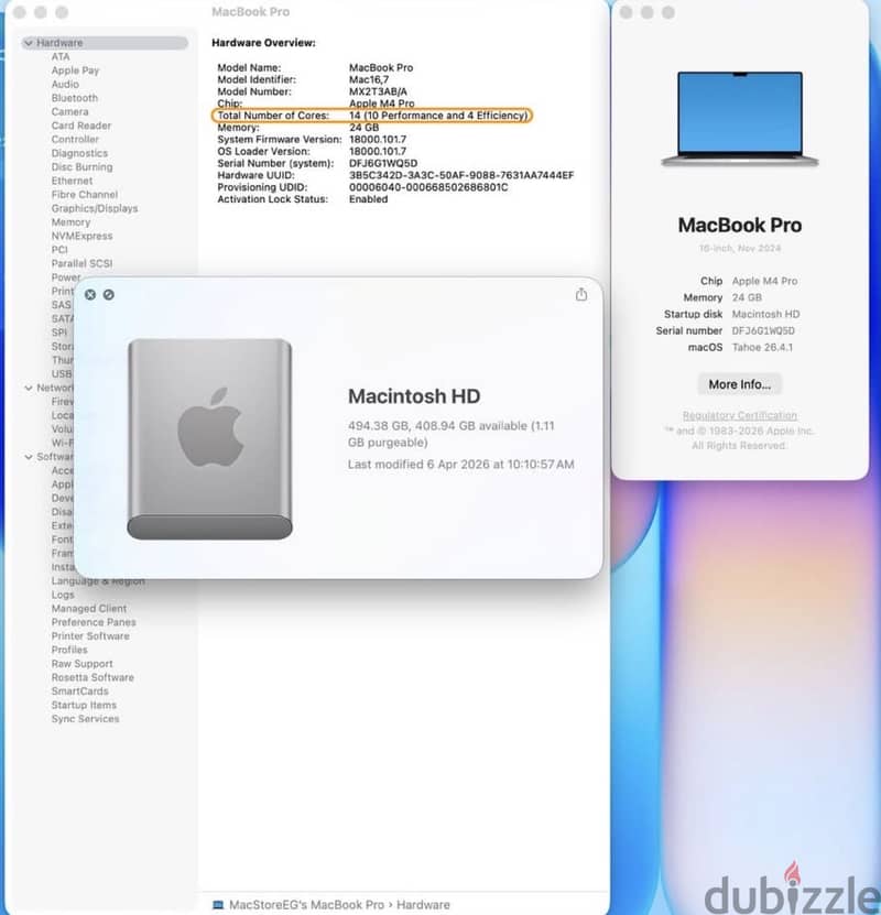 Macbook pro m4 pro chip 2024 3