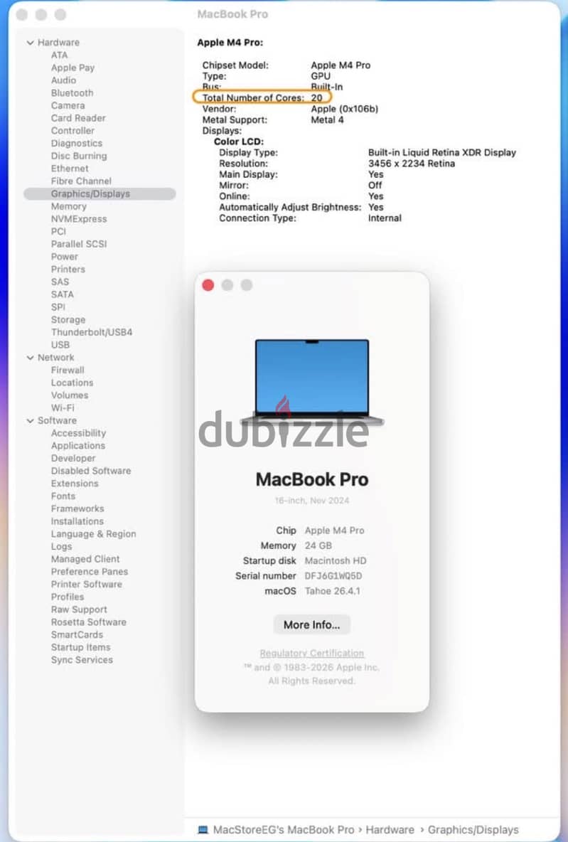 Macbook pro m4 pro chip 2024 4