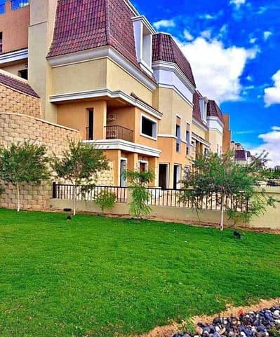 فيلا للبيع بلوكيشن مميز في قلب مدينة المستقبل وعلي طريق السويس مباشرة في كمبوند سراي Sarai Compound Mostakbal City