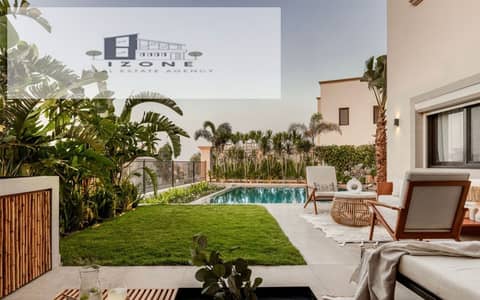 Best Price Fully Furnished Twin House for Rent in Uptown Cairo Levana 226 sqm BUA 360 sqm Land
