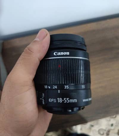 Canon EF-S 18-55mm IS STM + محول K&F Concept Auto Focus EF/EF-S to RF