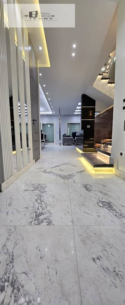 أفضل سعر فيلا ستاند ألون مفروشة بالكامل للإيجار في هايد بارك Hyde Park القاهرة الجديدة New Cairo 505 متر 5 غرف نوم و5 حمامات