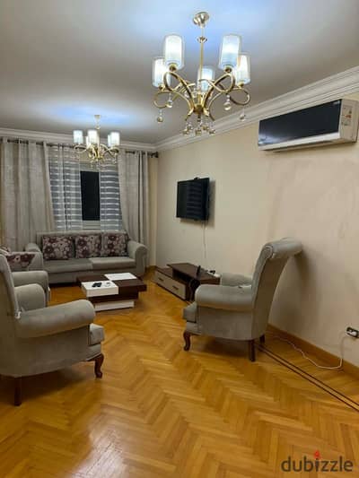 Luxury furnished apartment for rent in Kafroun Abdo, 180sqm, 3 rooms and reception, 3rd floor in a new building