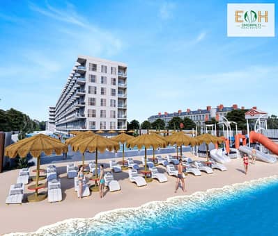 Own an 89m² apartment with a hotel-style room and a sea view.