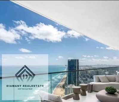 شاليه للبيع في العلمين غرفتين استلام فوري فيو بحر ولاجون متشطب VIP في بسعر لقطه وبالتقسيط علي 12سنه بجوار فندق ريكسوس وفندق THE G