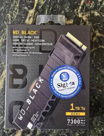 Western Digital BLACK SN850X With Heatsink 1TB