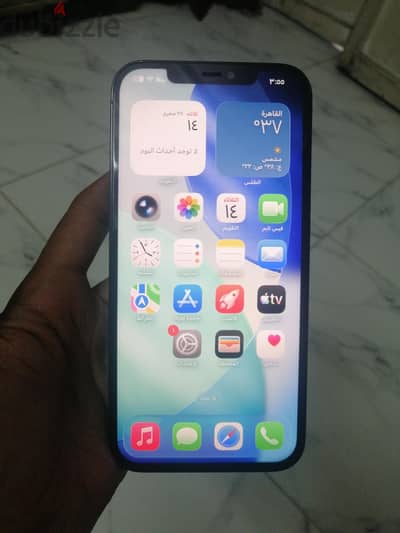 iphone 12 pro max 256 بالعلبة بحاله ممتازه