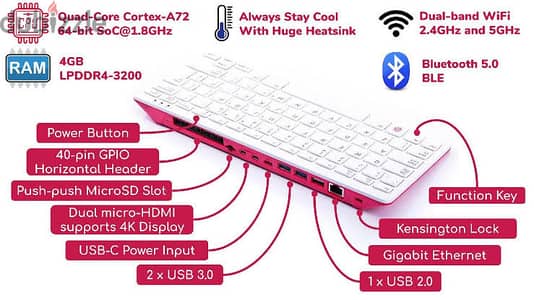 Raspberry pi 400 راسبيري باي ٤٠٠