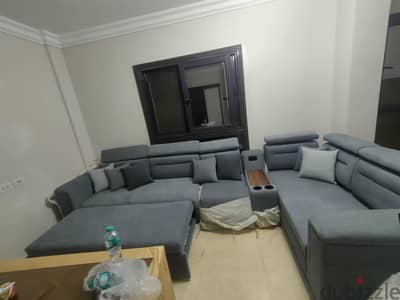 ركنه سرير / كنبة سحارة / living / L shape/ sofa