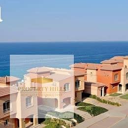 Ready-to-Move and Fully Finished Villa for Sale – Direct Sea View in La Vista 6, Ain Sokhna