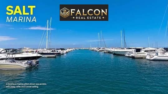 Infront of marina and sea view fully finished chalet for sale in salt mins from mountain view and hacienda and azha and marselia and fouka bay