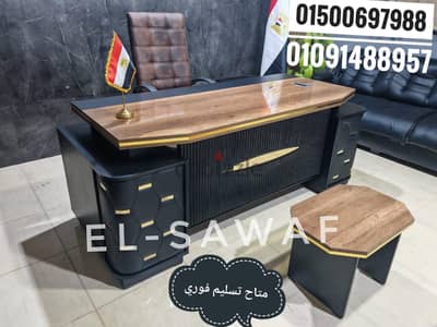 مكتب مدير مودرن-مكتب خشب mdfاسباني مستورد ×اكليريك-اثاث مكتبي