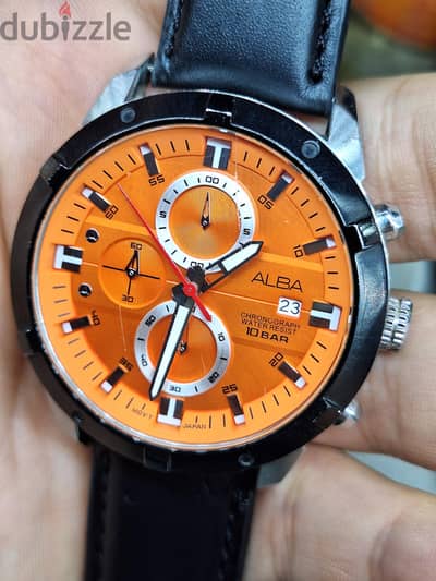 ساعة ألبا أكتيف (Alba Active Chronograph) الرجالية الأصلية