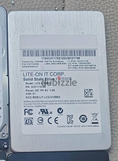 Hard ssd 128 g