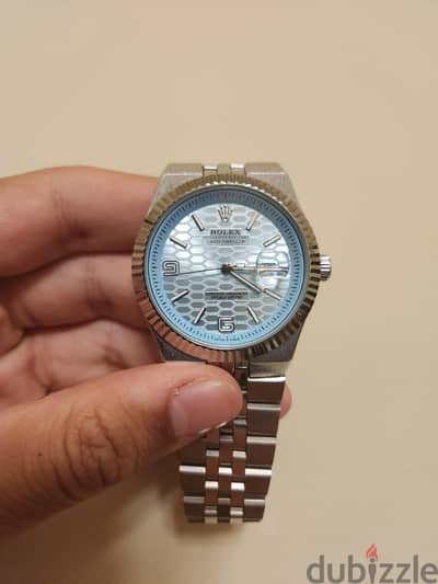 فيروزي نادر Rolex Oyster Perpetual Land Dweller Mirror
