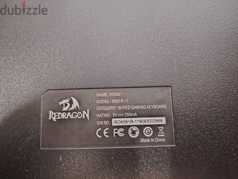 keyboard reddragon k561r 1