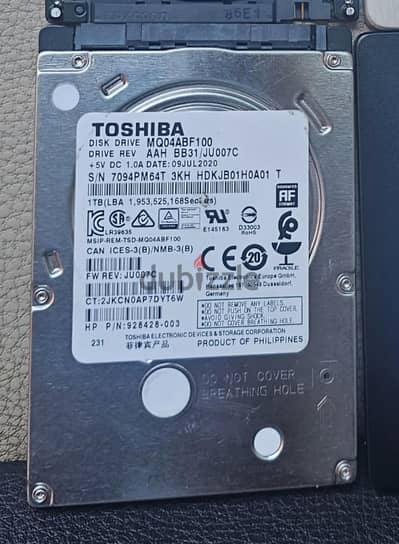هارد Toshiba HDD 1TB