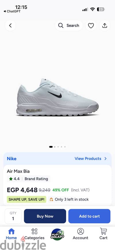 Nike air max bia new  size 39