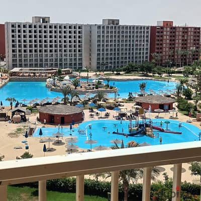 شاليه غرفتين علي الاكوا مكيف بالكامل فرش فندقي